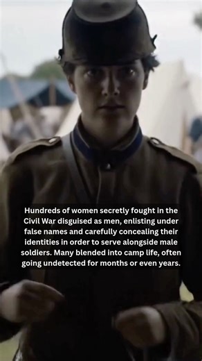 Hundreds of women secretly fought in the Civil War disguised as men, enlisting under false names and carefully concealing their identities in order to serve alongside male soldiers. They cut their hair short, bound their chests, and adopted masculine mannerisms to blend into camp life, often going undetected for months or even years. Some only revealed themselves after being wounded in battle, when medical treatment exposed their secret, while others were discovered upon capture or illness. Thei