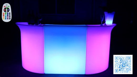 Classic Led Light Bar Counter Glow Bar Table Furniture Led Bar Counter