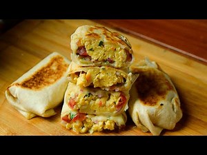 You won't believe how EASY it is to make egg BURRITOS!