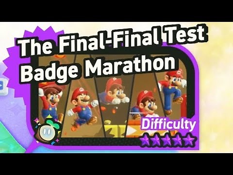 How to Unlock & Complete The Secret Final-Final Test Badge Marathon Level in Super Mario Bros Wonder