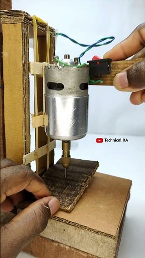 Build Your Own powerful Bench Drill Machine