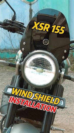 Tamil Motorist on Instagram: "Yamaha XSR 155 @moto_care_productions WIND SHIELD (Installation) @tamilmotorist Buy Now @motto_x_pitstop #yamaha #2026❤️ #yamahaxsr #yamahaxsr155 #windshield"