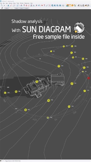 Febhouse | ArchiDiagram on Instagram: "Free download Sample project using Sun Diagram 👉Just drop a comment and I’ll send you the Google Drive link #sundiagram #shadowanalysis #siteanalysis #freesample #sampleproject"