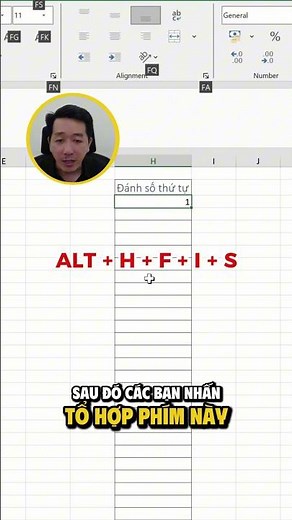 Cách đánh số thứ tự nhanh trong Excel - Daotaotinhoc.vn