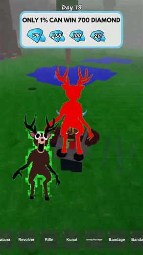 99 Nights Forest just got richer 💎 #roblox #99nightintheforest #FreeDiamonds #Gaming .