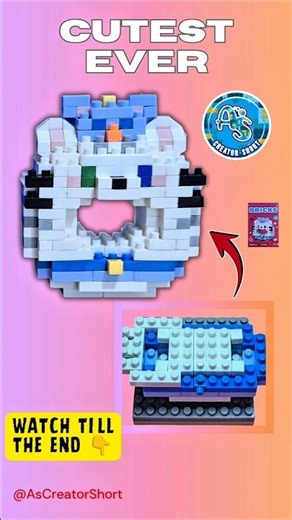 Another cute mini bricks build 🪷 | satu rakitan mengemaskan lagi | AsCreatorShort