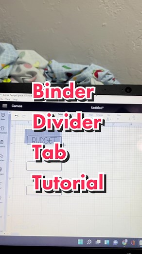 DIY Binder Divider Tabs Tutorial