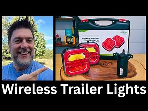 🚨 Magnetic Wireless Trailer Lights – Easy, Reliable, and Hassle-Free! 🚨