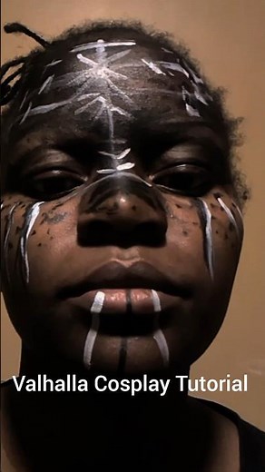 How to Do Viking Face Paint ⚔️ Valhalla Cosplay Makeup Transformation