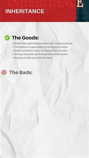 Book Review: Inheritance by Tyler Newell - small-town horror with creepy woods 😳📚