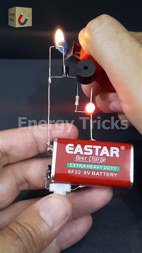 Heat triggers an alarm?! 🔥😲 Watch this simple trick!