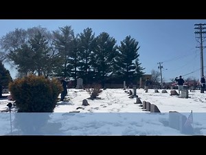 Playing of Taps at WWII soldier burial