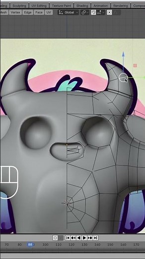 Creating an Easy Cute Monster in Blender !