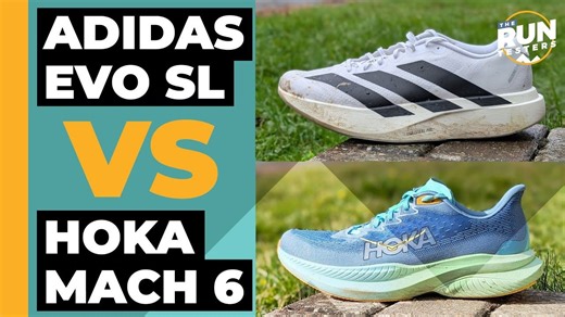 Adidas Adizero EVO SL vs Hoka Mach 6 | 多功能且快速，但我们更喜欢哪一款？
