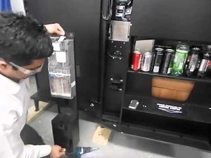 Removing Card Reader From Snack and Drink Combo Vending Machine (Model 3589)