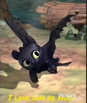HTTYD Baby Toothless #httyd #toothless #howtotrainyourdragon #nightfury