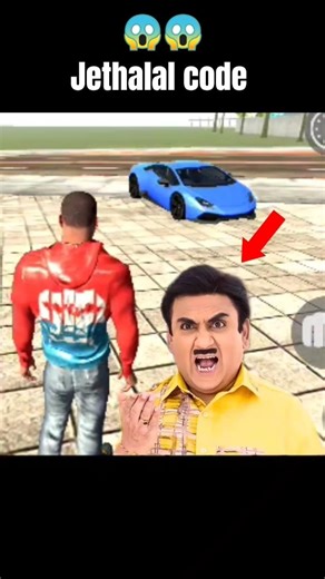 Indian bike driving 3D game Franklin meet tmkoc jethalal cheat code #shots 🔥😱