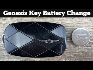 GENESIS GV60 / GV80 Key Fob Battery Replacement - How To DIY Change Replace Remote Batteries