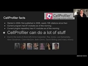 Writing or modifying your own CellProfiler modules [NEUBIAS Academy@Home ] webinar