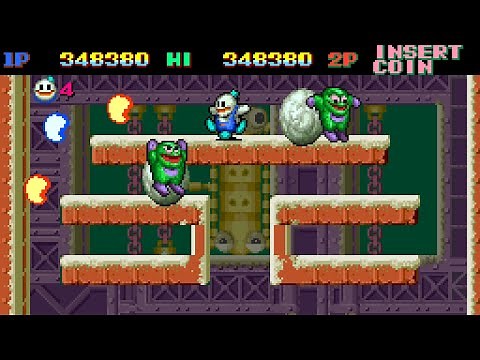 Snow Bros Longplay (Arcade) [QHD]