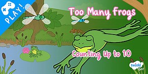 Too Many Frogs: Counting up to 10 Maths Game