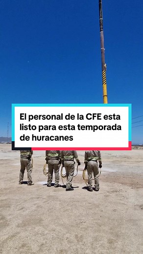 Entrenamiento especializado del personal de la CFE para huracanes