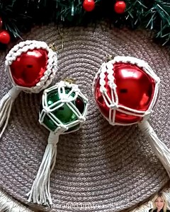 14K views · 129 reactions | Designing the Christmas balls in macrame style. Easy to learn with all instructions. Thank you. #diy #tutorial #video #pattern | Boho Dsecoration | Facebook