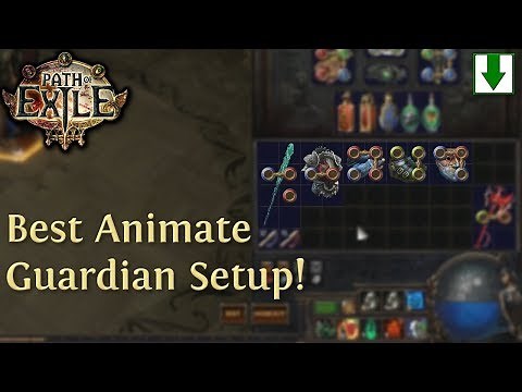Best Items to Use With Animate Guardian in Path of Exile! Animate Guardian Gear Setup