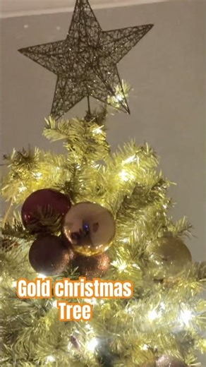 Gold Christmas Tree