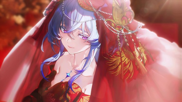 Shorekeeper Crimson Bride Wuthering Waves Live Wallpaper - MoeWalls