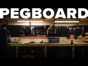 Building a pegboard wall in my garage