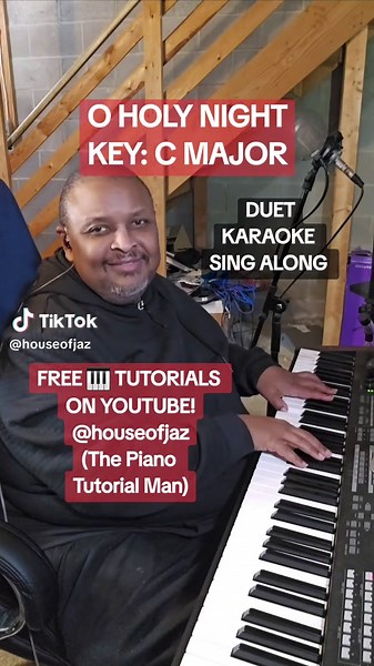 #oholynight #duet #singingduet #karaoke #pianokaraoke #singalong #richardbutler #houseofjaz #christmasmusic #christmassongs #christmastiktok