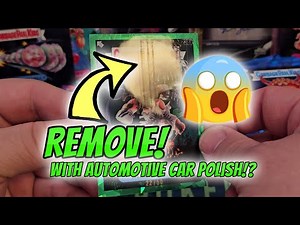 CLEAN CHROME CARDS with Automotive Polish! GPK Edition! 🤮