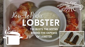7.6K views · 159 reactions | Tim debunks the myth of Lobster being too expensive and shows you how to make it (Two can eat for $13!) Water Crab boil seasoning Slices of lemon Celery + leaves 1/4 onion, sliced Lobster tail Fill pot with water and ingredients. Bring to a boil. Once boiling, add lobster and cook for 12-13 minutes. Remove and let cook. Cut off shell and serve the meat inside with melted butter. | Tim Farmer's Country Kitchen | Facebook