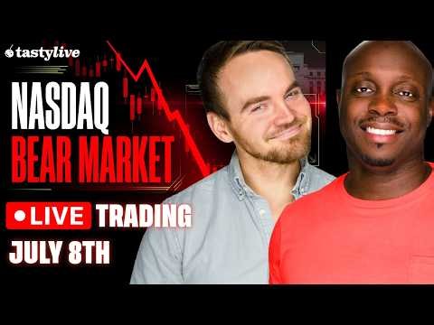 Nvidia Just Broke Out After Losing $1 Trillion. Here's the Setup | Tastylive July 8th LIVE TRADING
