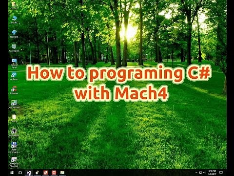 How to programing C# with Mach4