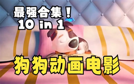 一口气看完十部狗狗电影！萌宠动画电影合集，带你走进狗狗的世界！
