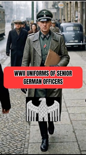 WWII Uniforms of Senior German Officers #history