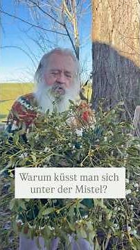 Why do people kiss under the mistletoe?