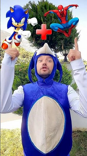 Sonic + Spiderman and Vampire = Sonic Animation