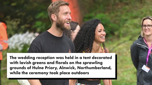 Calvin Harris marries fiancée Vick Hope