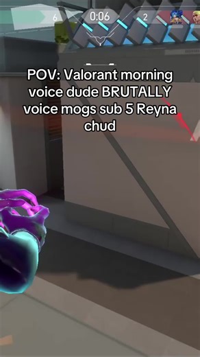 Morning voice valorant dude BRUTALLY voice mogs sub 3 Reyna chud😭 | valorant