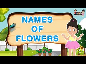 Name of Flowers | Flowers name in English | KooBoo | Flower names for Kids | English Kids Learning