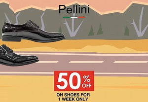 50% OFF on Shoes! | Pellini Collection