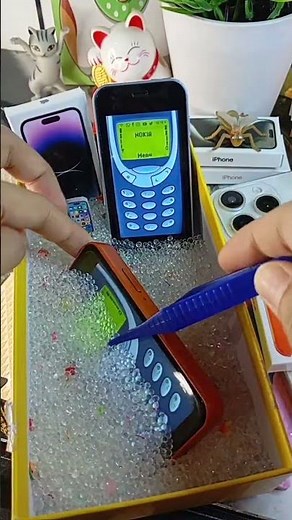 IS IT NOKIA OR MINI IPHONE 17 PRO MAX #smartphone #techtech #tech #ringtone #fyp #shorts