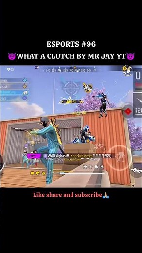 "Unbelievable 1v3 Clutch for the Win! 💥" #shorts #freefire #tournament #esports