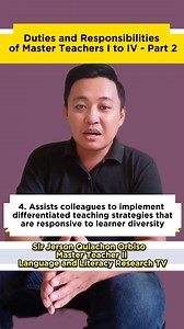 Part 2 - Job Summary ng Master Teachers #educators #DepEdTeachers #mtsresponsibilities #mtsduties #masterteachers #DepEd | Language & Literacy Research TV