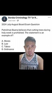 February 2025 Boad Exam Takers. 500 pesos downpayment only just pm Borsba Criminology TV "Ur Review Baddi" to enroll | Borsba Criminology Review Center
