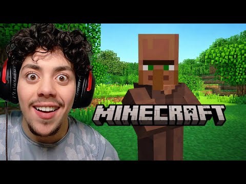 PLAYING MINECRAFT FOR THE FIRST TIME