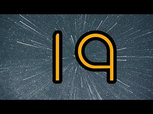 19 Second Timer ⏰ | Bright big yellow numbers and relaxing background music